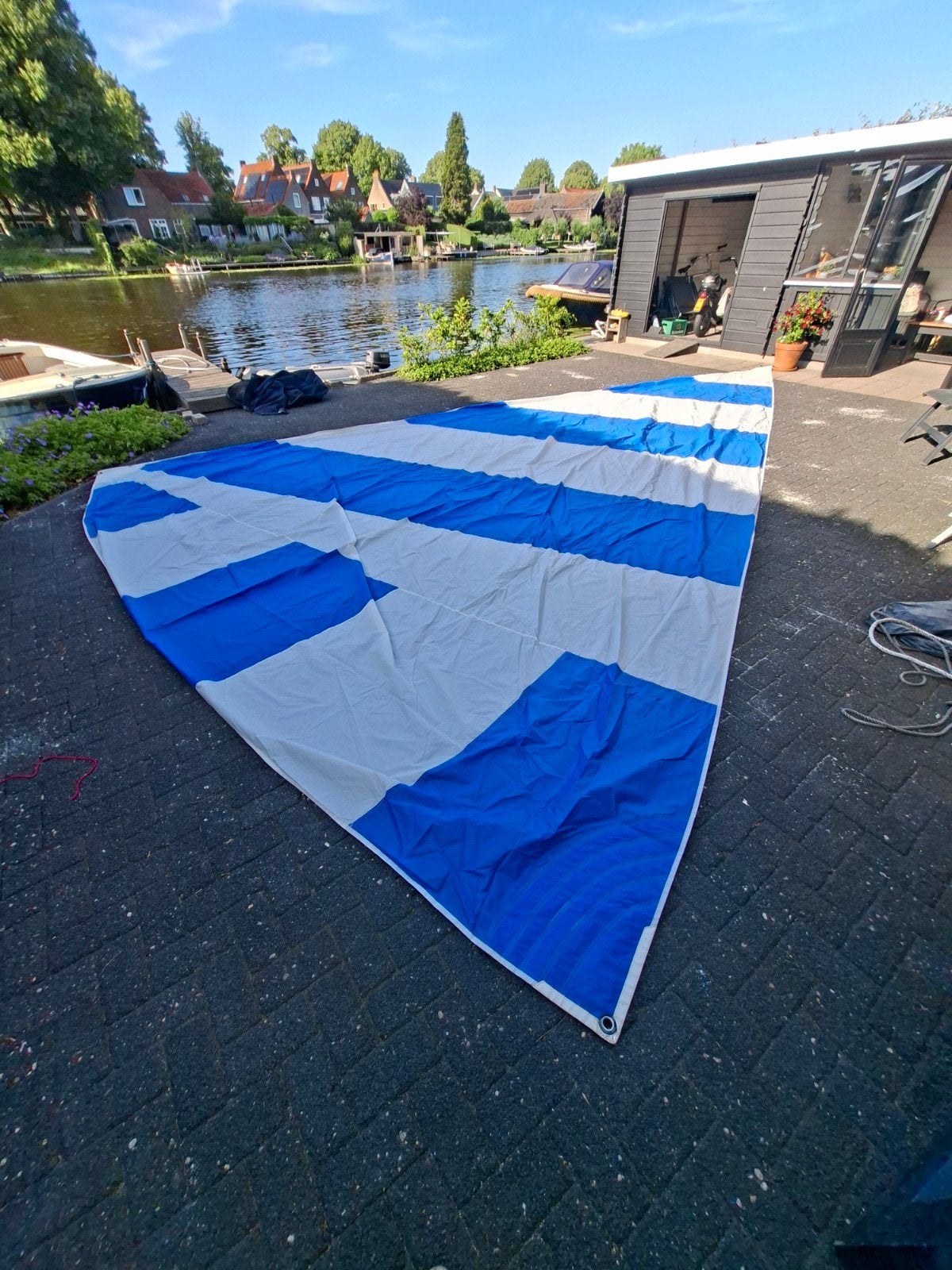 Diverse zeilen en assesoires hurley 700, Ophalen of Verzenden, Gebruikt, 15 tot 30 m²