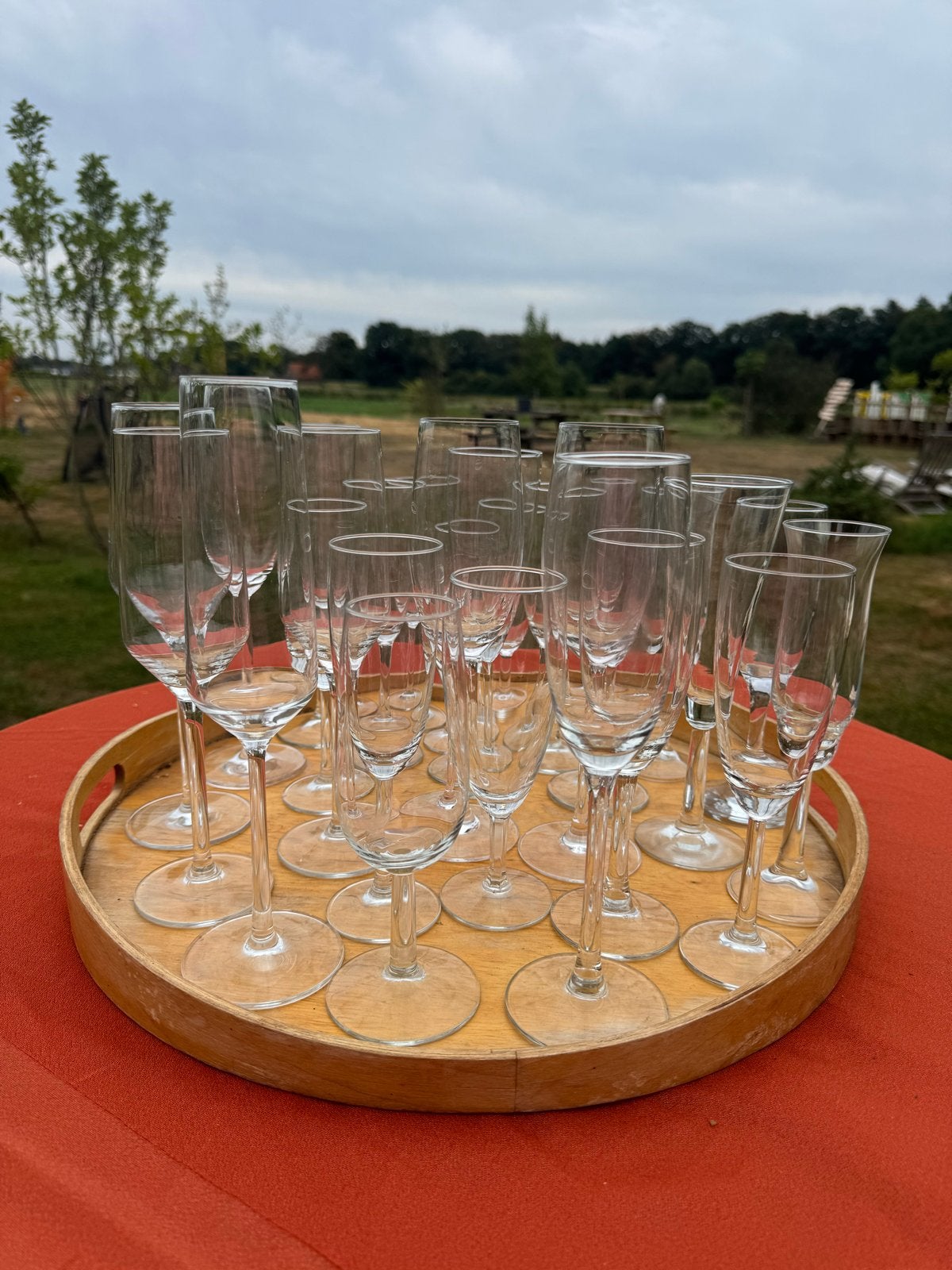 150 stuks diverse glazen in goede staat, Ophalen, Gebruikt, Glas