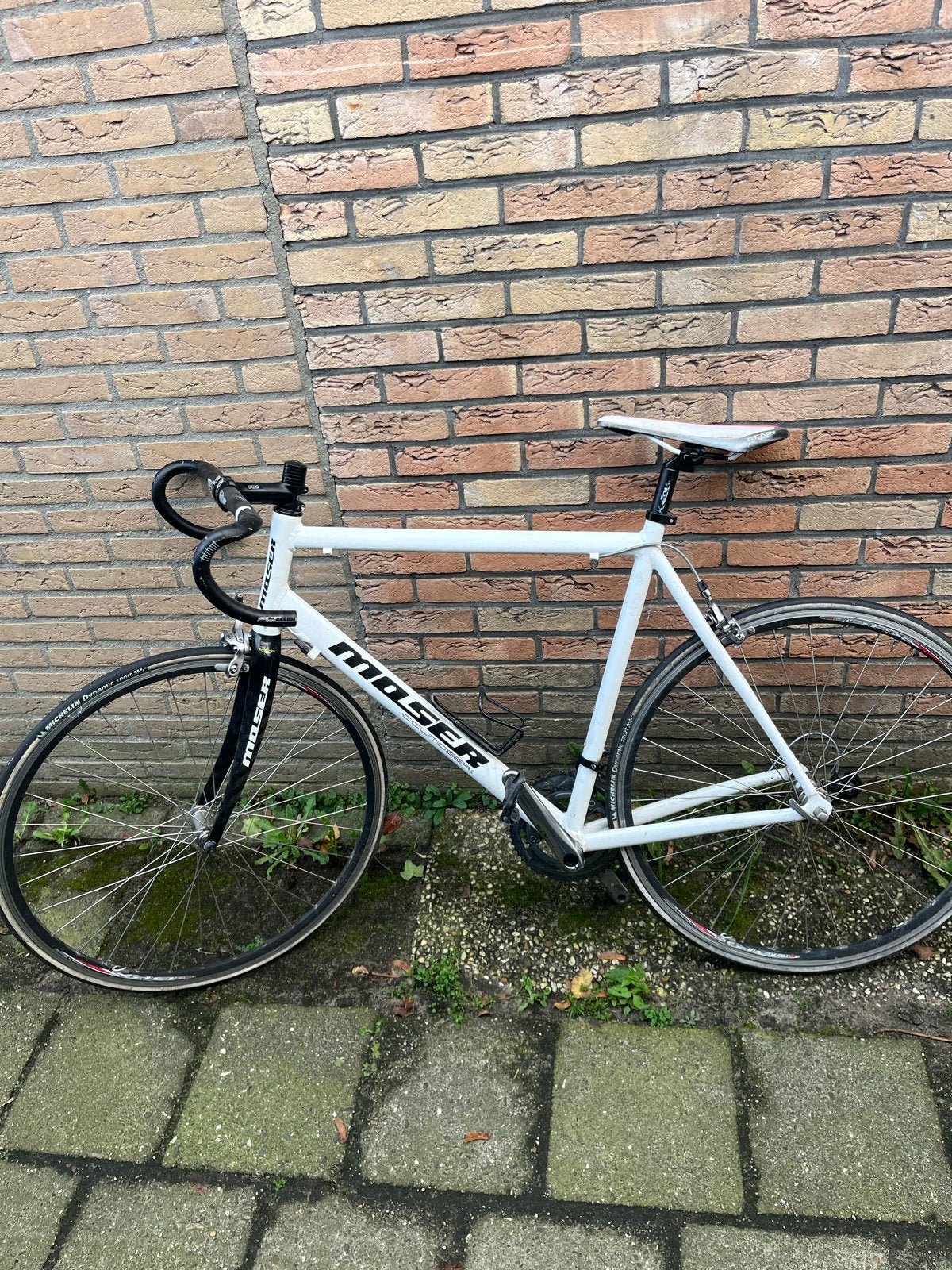 Moser Racefiets - opknapper of voor onderdelen, 28 inch, Gebruikt, Heren, Aluminium