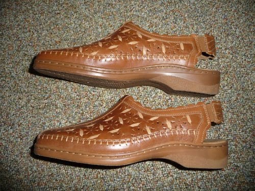Zomer Schoenen met open hak maat 40, Ophalen of Verzenden, Zo goed als nieuw