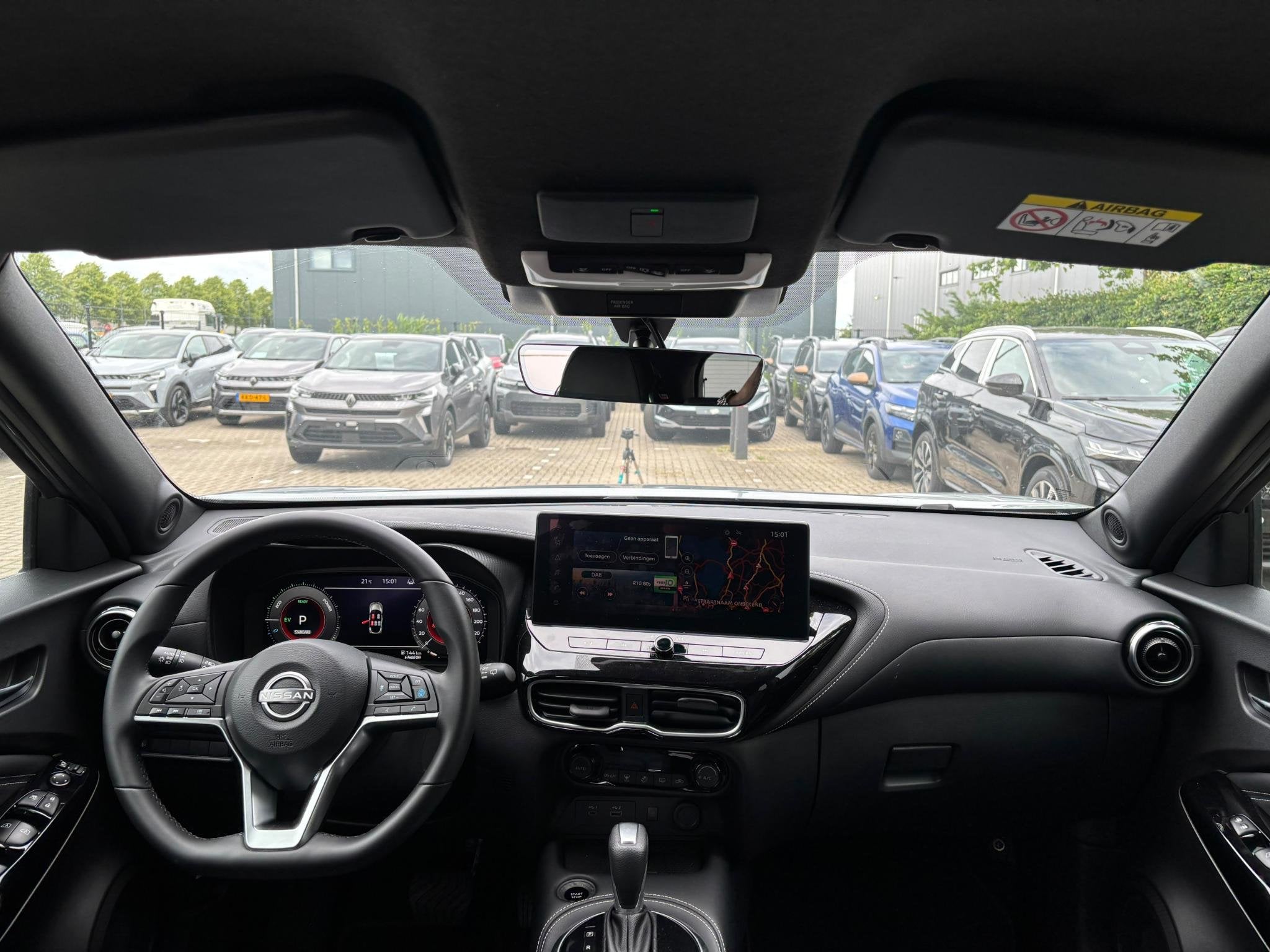 Nissan Juke 1.6 Hybrid Tekna | 1e Eigenaar | Pack Sound |, Auto's, Gebruikt, Leder en Stof, Origineel Nederlands, Bedrijf