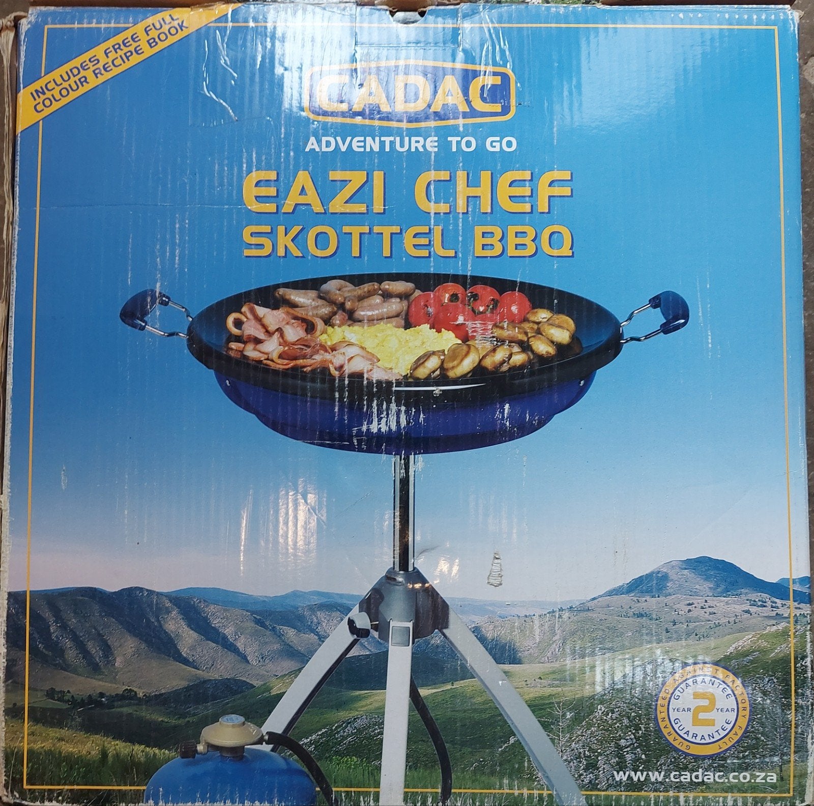 Cadac Eazi Chef Skottel BBQ met afdekhoes en opberghoesjes, Ophalen, Gebruikt, Cadac