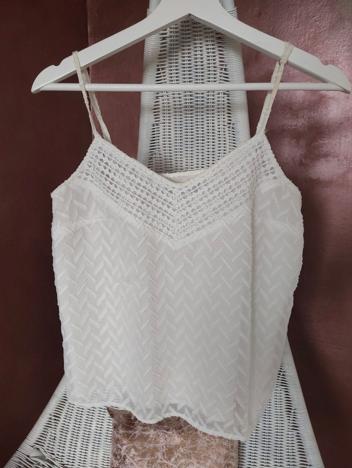 Supertrash - Spaghetti top wit - mt 36, Kleding | Dames, Tops, Supertrash, Verzenden, Wit, Gedragen