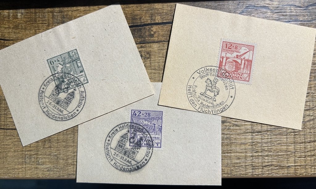 Postzegels Duitsland Sachsen 1946, Postzegels en Munten, Postzegels | Europa | Duitsland, Verzenden, Overige periodes, Gestempeld