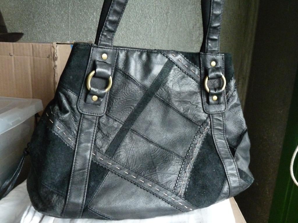 Sonoma Lifestyle patchwork tas zwart, Ophalen, Zo goed als nieuw, Zwart, Handtas