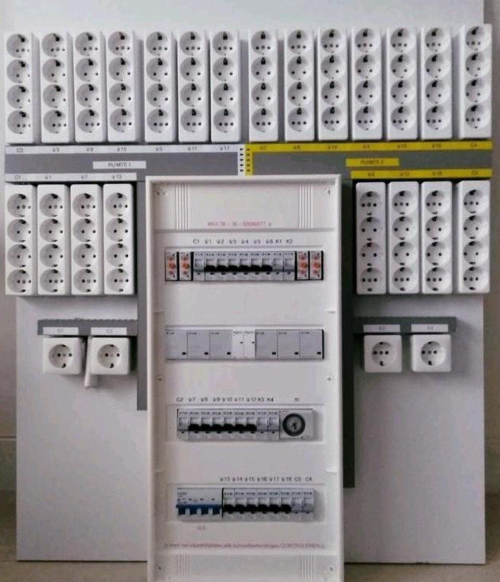 Schakelbord stroombord 36 om 36x600W/18 om 18x1200W kweekspu, Ophalen of Verzenden