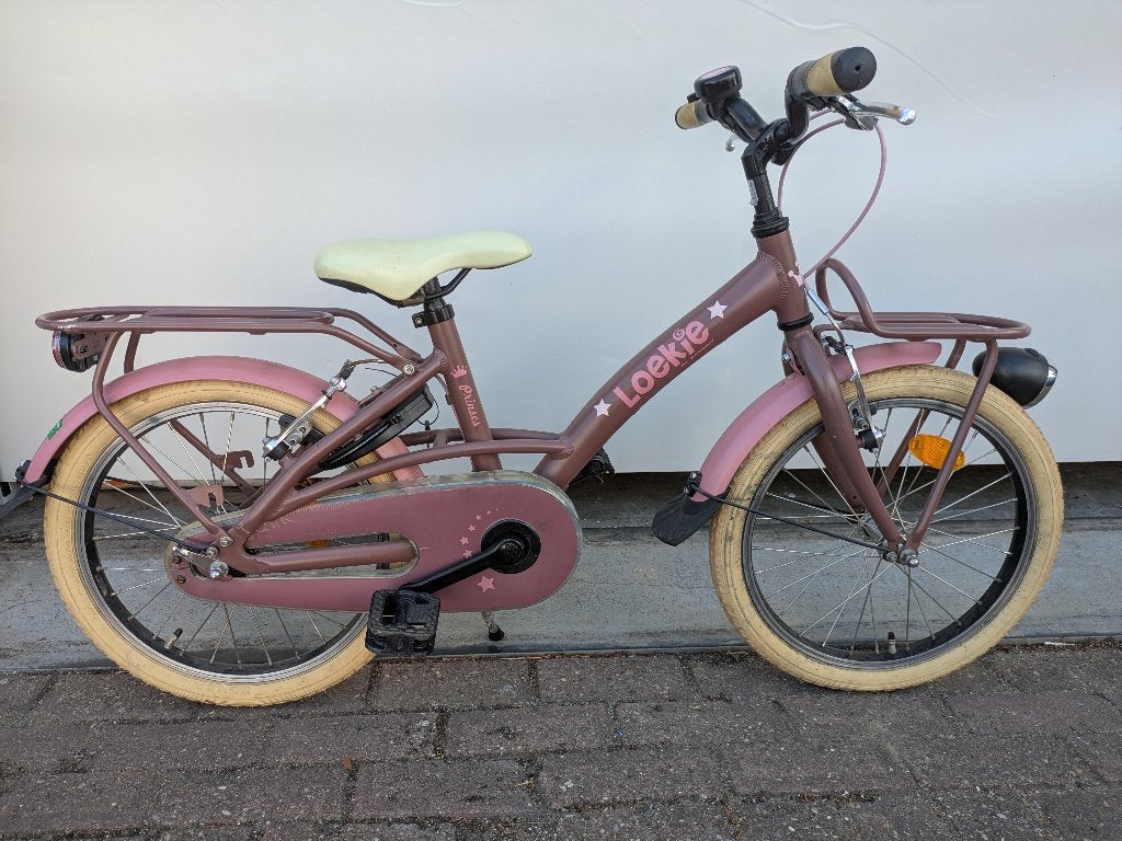 Diverse 18 inch meisjesfietsen Alpina, Loekie., Fietsen en Brommers, Ophalen, Terugtraprem, Loekie, Zo goed als nieuw