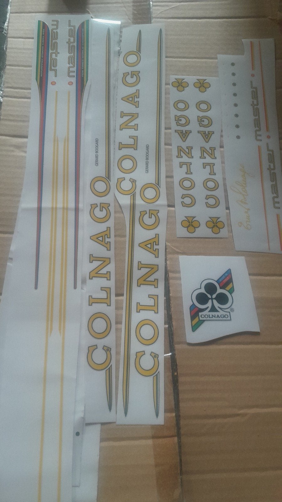 Decals stickers colnago master clemenso super record, Ophalen of Verzenden, Nieuw