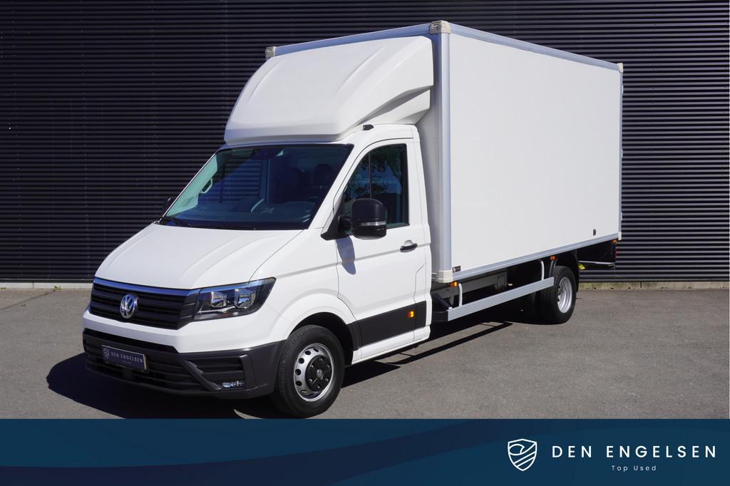 Volkswagen Crafter 164pk Dubbellucht Bakwagen Navigatie Appl, Auto's, Gebruikt, Euro 6, 4 cilinders, Volkswagen