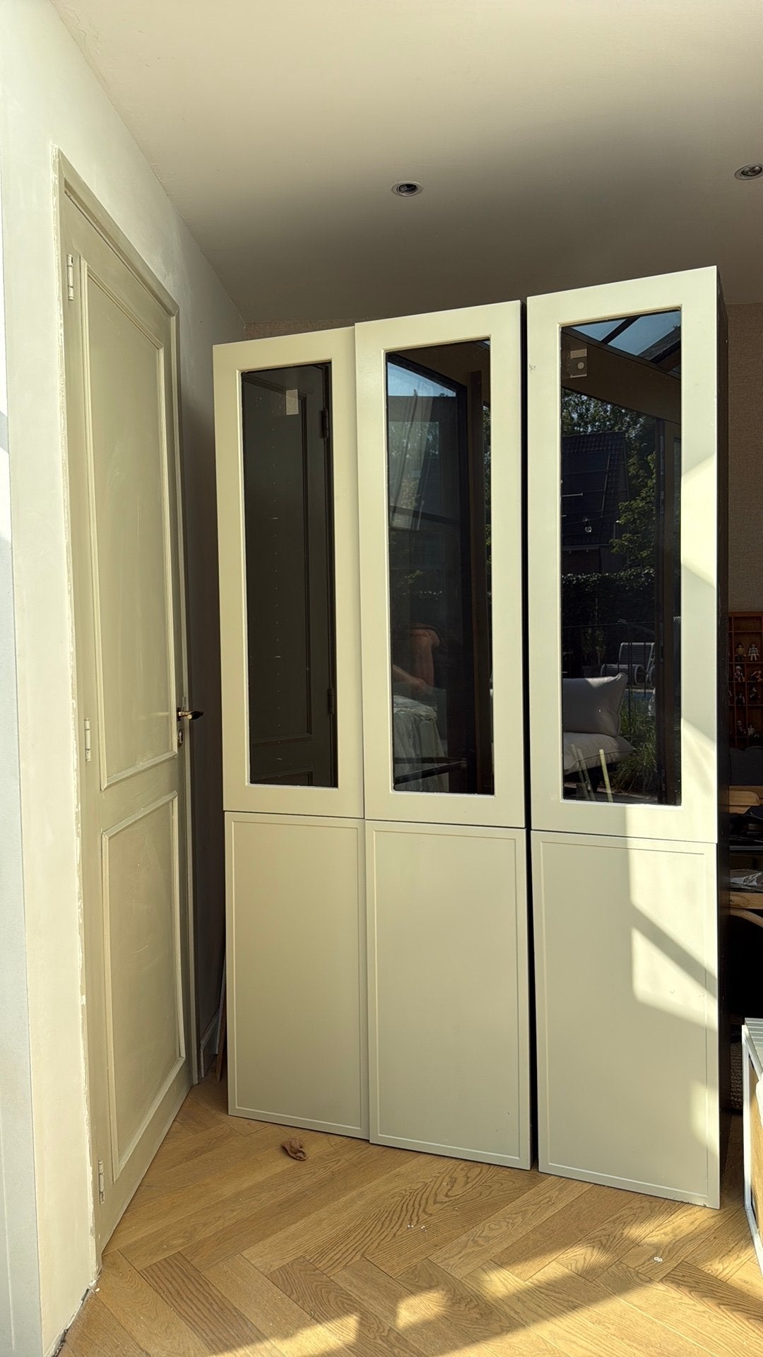 IKEA Metod vitrinekast 121 x 45 x 200 cm, Ophalen, Gebruikt, 100 tot 150 cm, 25 tot 50 cm
