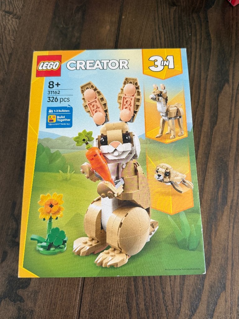 LEGO creator konijn, 31162, Nieuw, Ophalen of Verzenden, Inclusief instructies, Lego