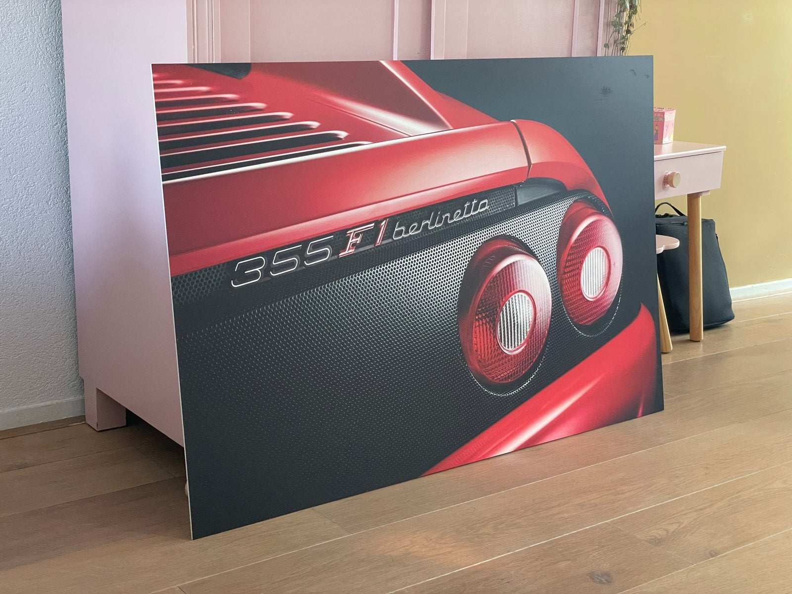 1998 Ferrari 355 F1 - Foto op Dibond 120x80cm, Ophalen, Gebruikt, Oorspronkelijke maker, Print