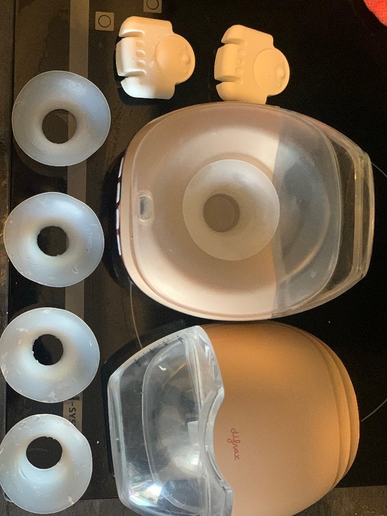 Handsfree borstkolf borstkolven difrax 2x, Ophalen of Verzenden, Zo goed als nieuw