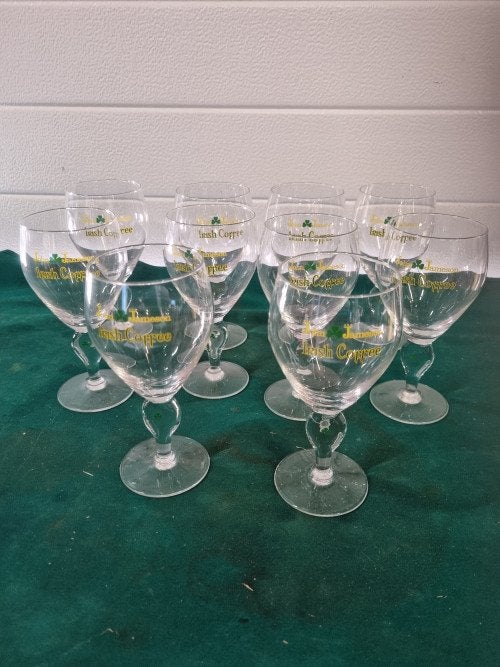 irish coffee glazen john jameson 10 stuks, Verzamelen, Glas en Borrelglaasjes, Ophalen of Verzenden, 'T Olde Gre-j, Info@toldegrej.nl