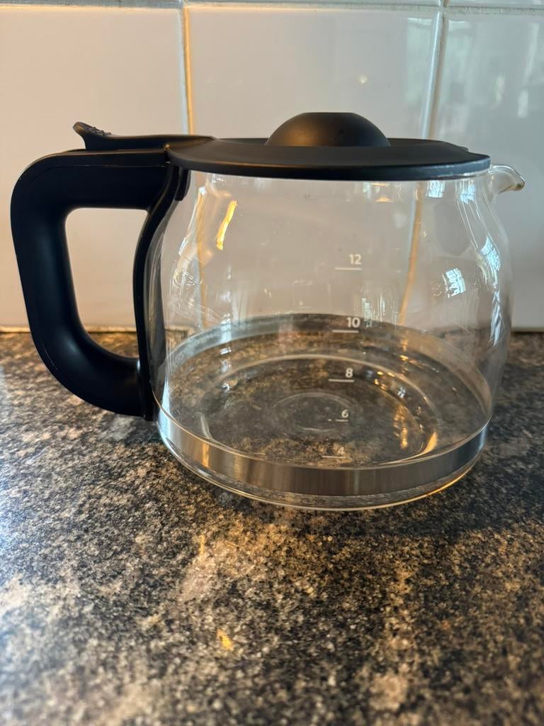 Glazen koffiekan voor koffiesetapparaat Kitchen Aid, 4 tot 10 kopjes, Verzenden, Gebruikt, Overige modellen