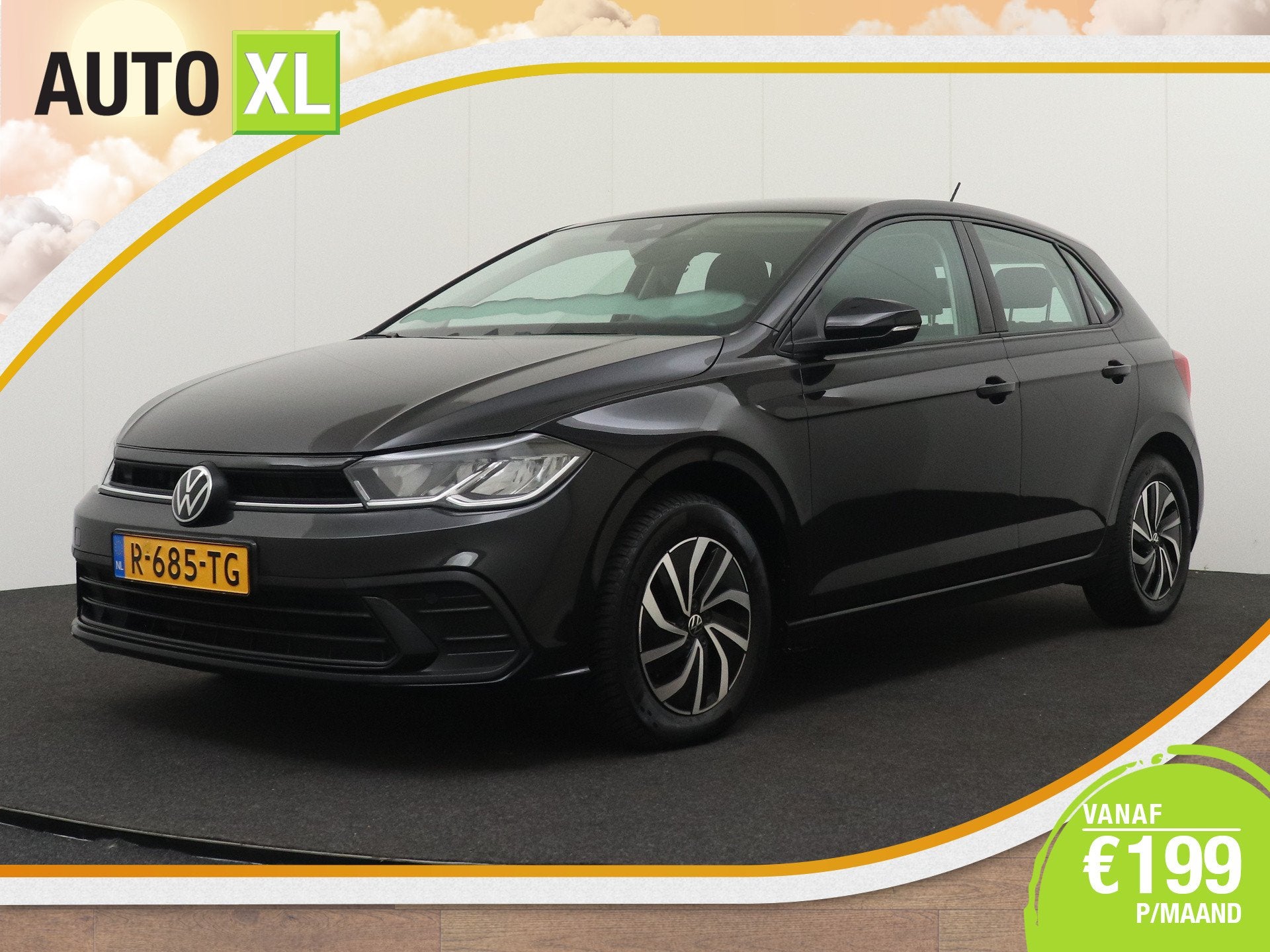 Volkswagen Polo 1.0 TSI 96 PK Aut. Business Carplay Navi Ada, Auto's, Dealer onderhouden, Stof, Gebruikt, Origineel Nederlands