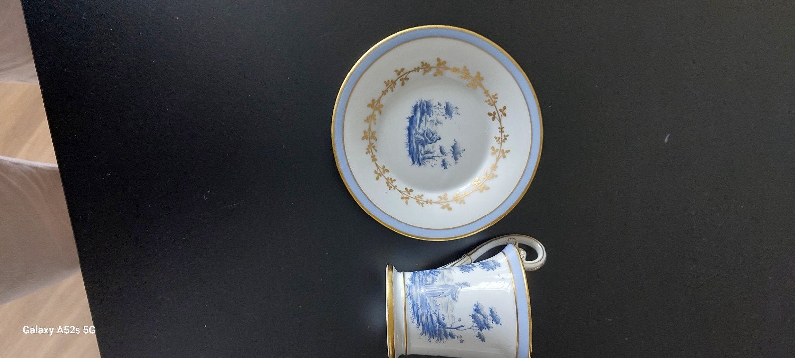 Verzamelobject antiek kopje & schotel, Ophalen