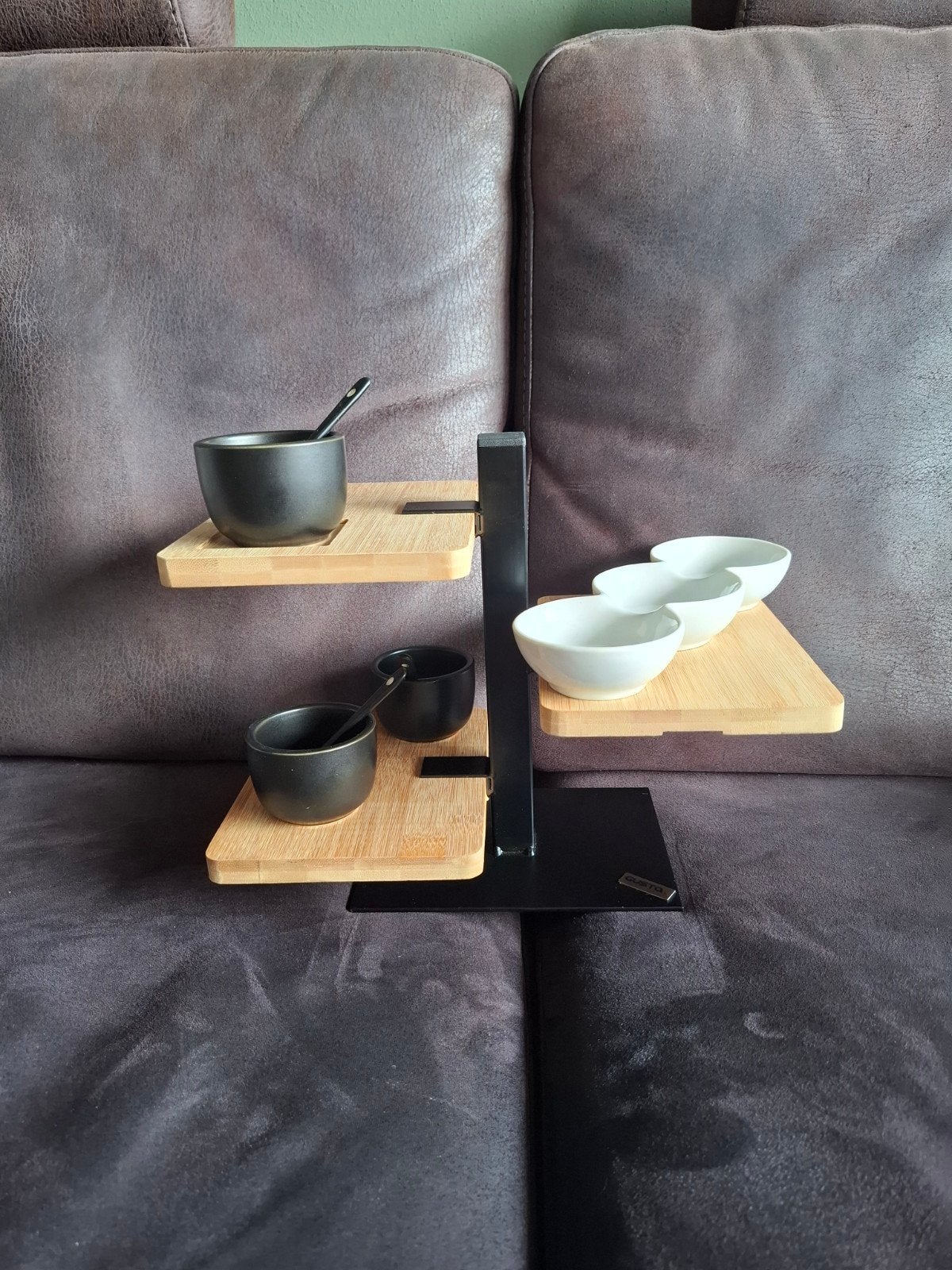 Nieuwe Gusta etagère met tapasschaaltjes van Gusta, Etagère, Metaal, Nieuw, Ophalen of Verzenden