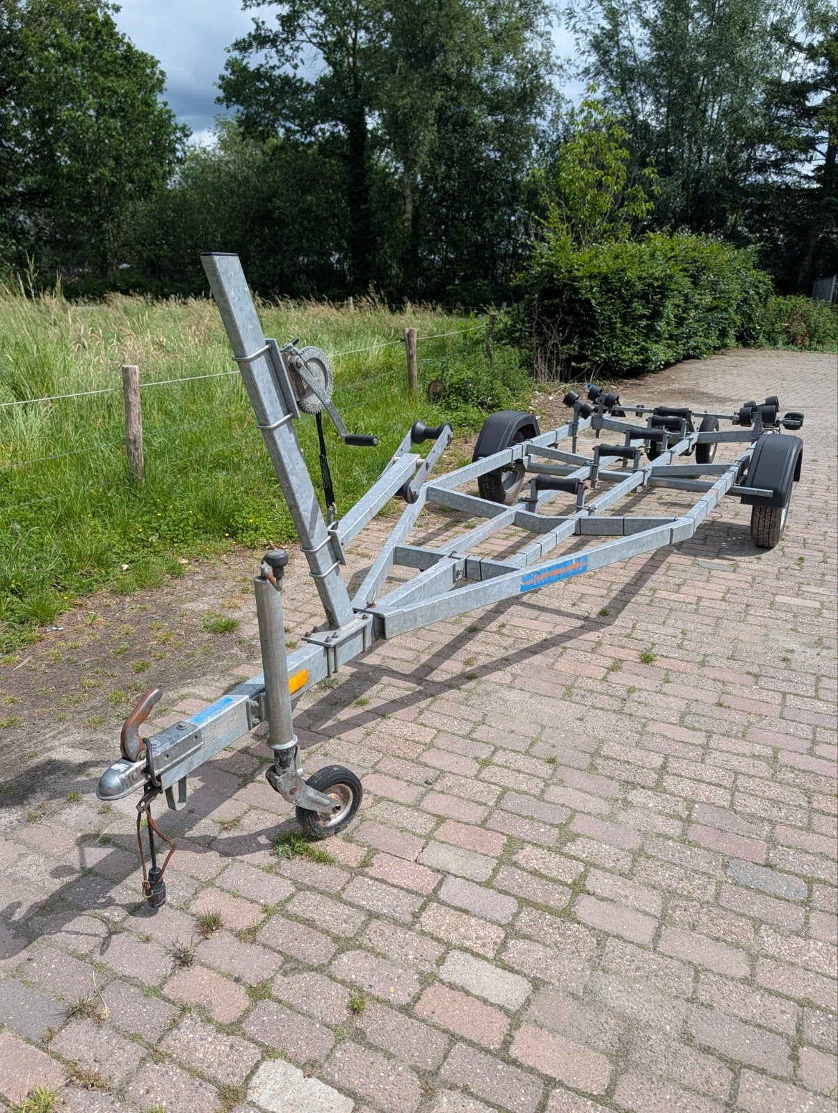 Robuuste boottrailer - tot 750 kg, Watersport en Boten, Boottrailers, Ophalen, Minder dan 1500 kg, Gebruikt, Overige typen