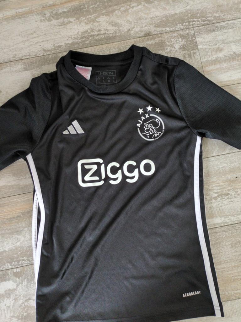 Ajax uitshirt maat 152 (11-12 jaar), Adidas, Sport- of Zwemkleding, Ophalen of Verzenden, Zo goed als nieuw