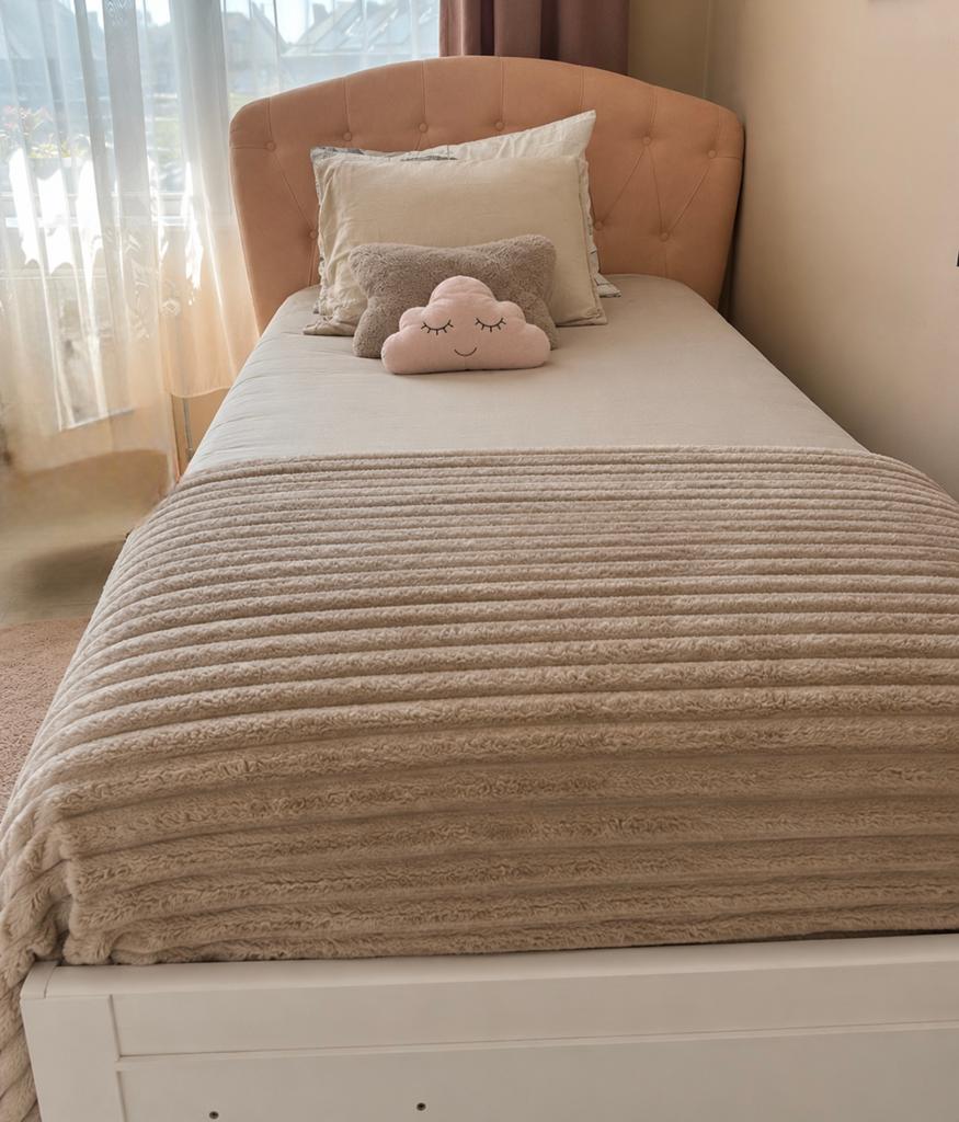 Meisjes bed met opbergruimte, Huis en Inrichting, 100 cm, Barok, Eenpersoons, Wit