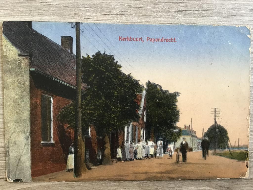 Papendrecht Kerkbuurt 1925-30, Verzenden, 1920 tot 1940, Ongelopen, Zuid-Holland