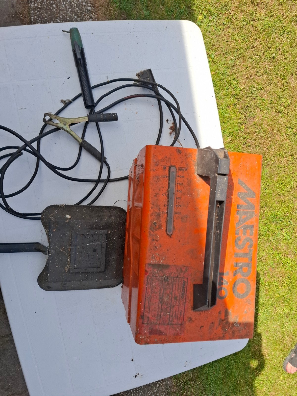 Maestro 180 lasapparaat met toebehoren, Ophalen of Verzenden, Gebruikt, 150 tot 250 ampère, Elektroden