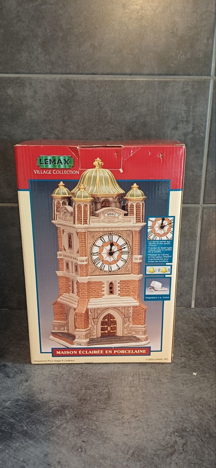 Lemax Village Collection Klokkentoren 1867, Diversen, Ophalen of Verzenden, Zo goed als nieuw