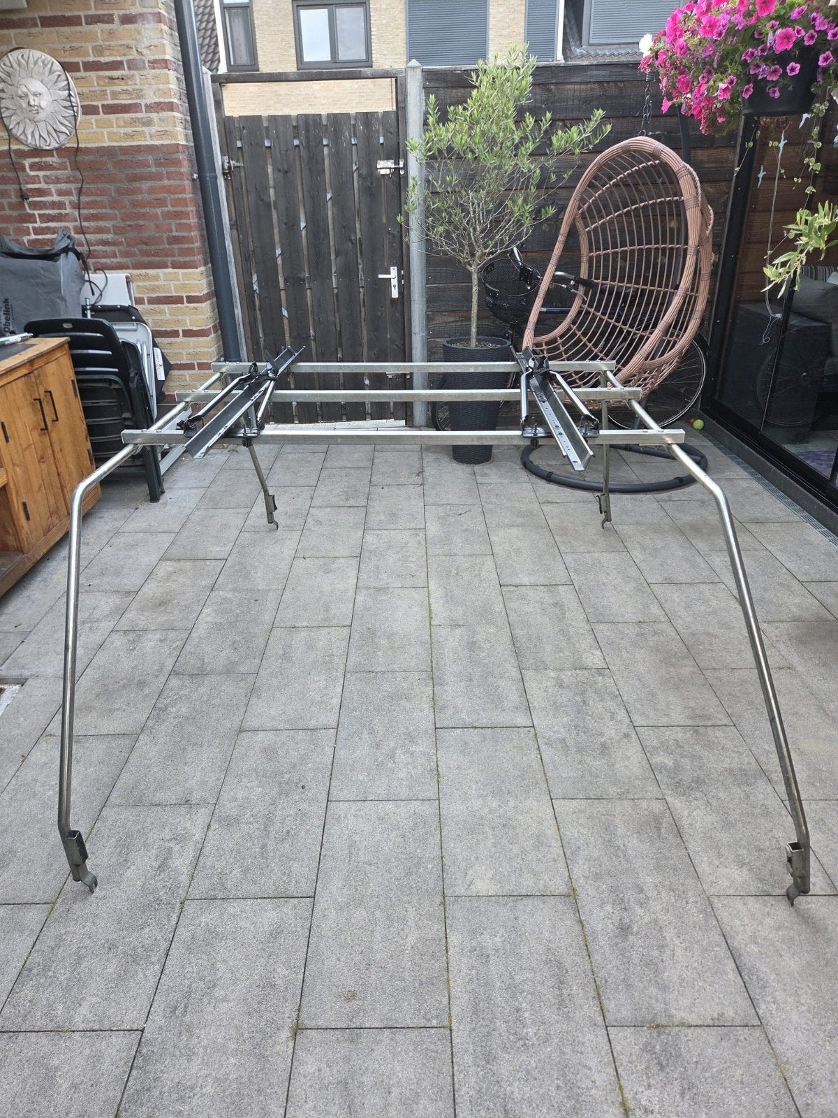 Bagagerek met 2 fietsendragers voor Jamet Dakota, Caravans en Kamperen, Ophalen