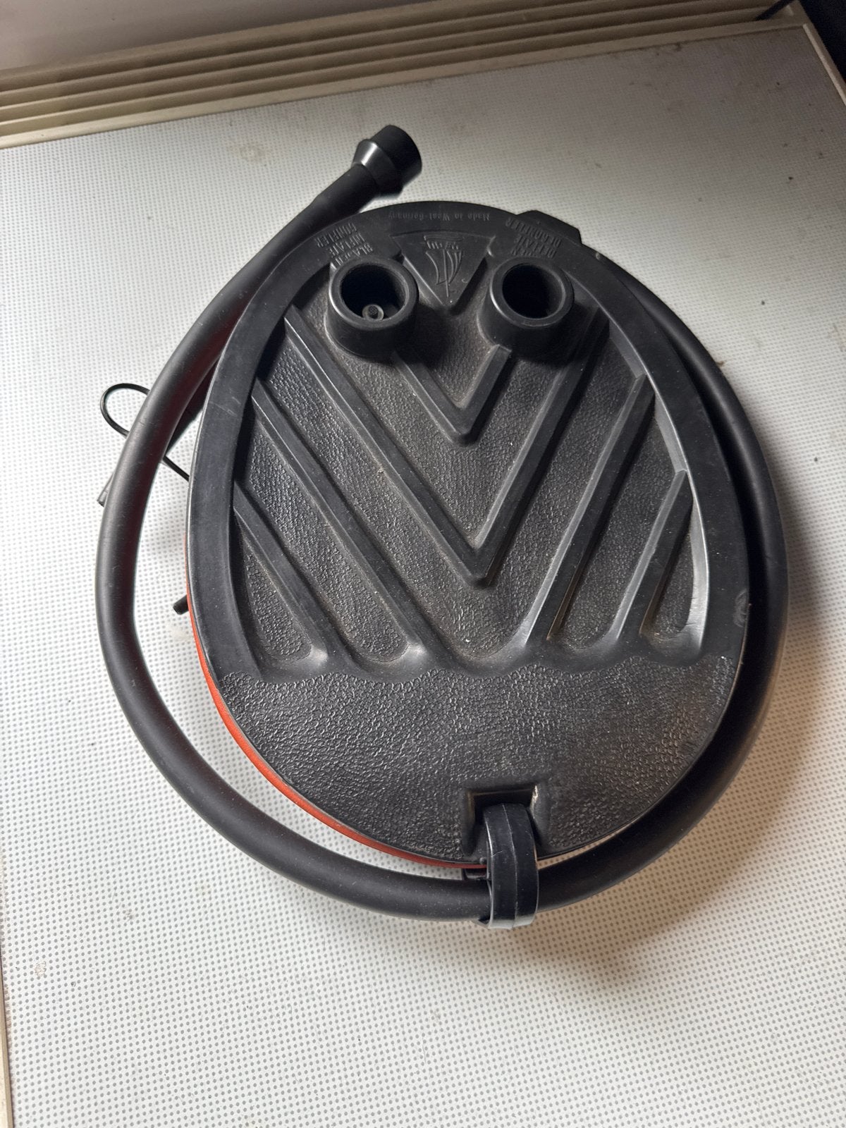 Voetpomp luchtbed/boot, Verzenden, Gebruikt, Handmatig