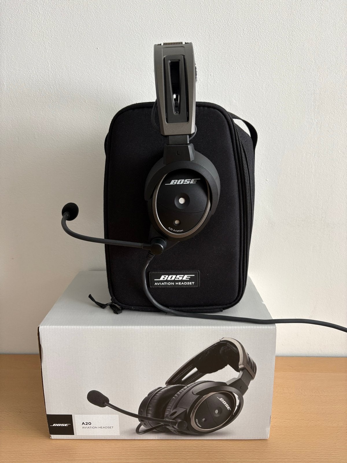 Bose A20 Aviation Headset met Bluetooth  - Zo goed als nieuw, Ophalen of Verzenden, Zo goed als nieuw, Over oor (circumaural)