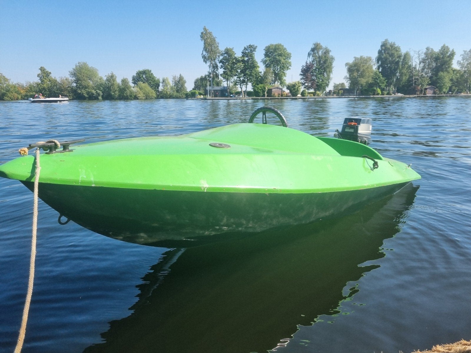 Speedboot met motor, Ophalen, Zo goed als nieuw