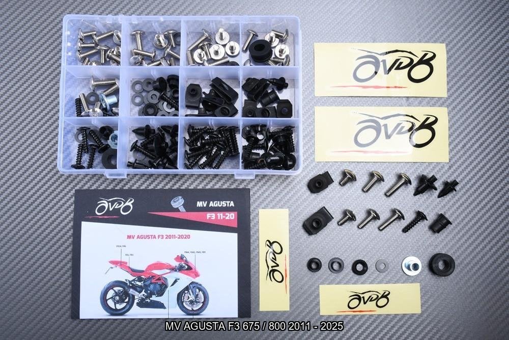 Kuip bouten set voor MV AGUSTA F3 675 / 800 2011 - 2025, Ophalen of Verzenden, Nieuw