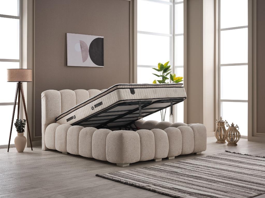 Boxspring Liza 2 persoons 180 x 200, Ophalen, Zouavenstraat 6 Den bosch (let op geen bezoek adres), 180 cm, 200 cm