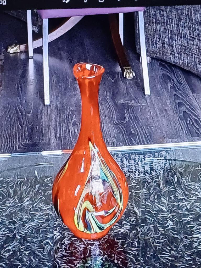 Vaas, Verzenden, Gebruikt, Rood, Glas