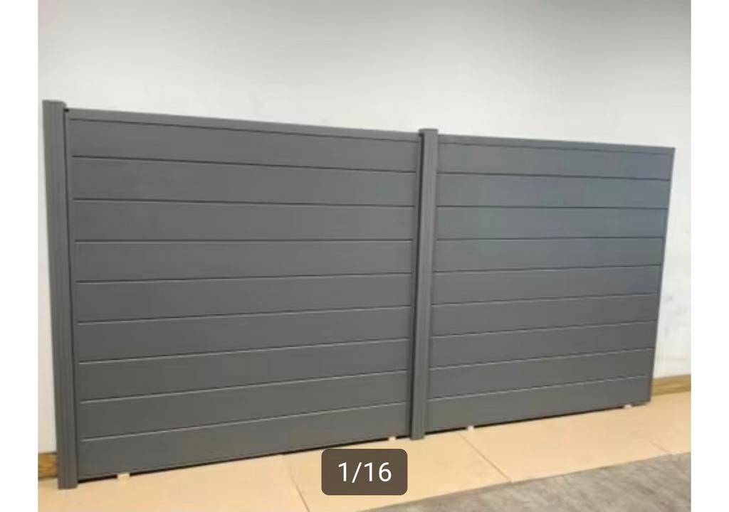 Schuttingen TUINSCHERM ALUMINIUM ANTRACIET  NIEUW  181x181cm, Ophalen, 1 tot 2 meter, Minder dan 3 meter, Nieuw