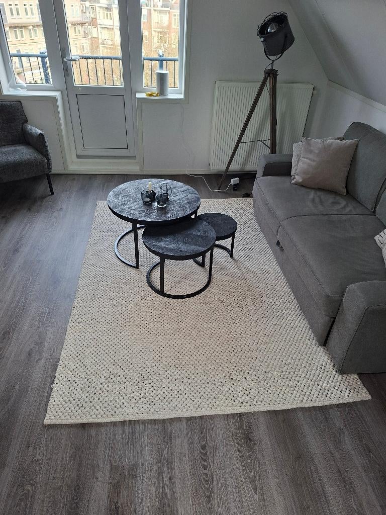 Wit tapijt, Ophalen, Wit, 200 cm of meer, Zo goed als nieuw