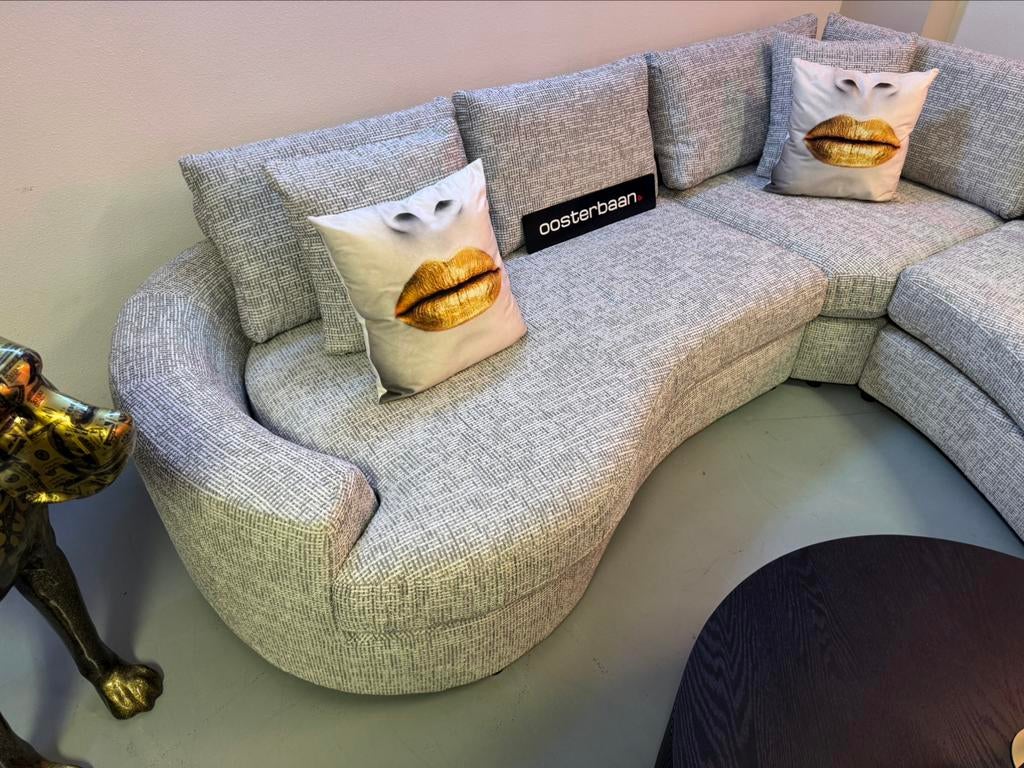 Luxe Teddy Velvet Loungebank Jacco Special NIEUW - UNIEK, 250 tot 300 cm, Info@oosterbaanwonen.nl, Venus 31 8448CE Heerenveen