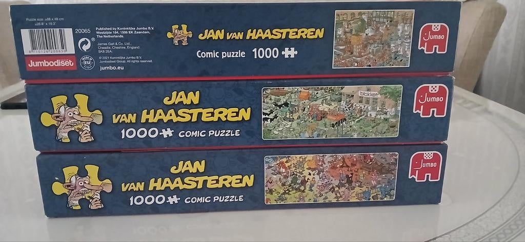 Jan van Haasteren puzzels 1000stukjes, Ophalen, 500 t/m 1500 stukjes, Zo goed als nieuw
