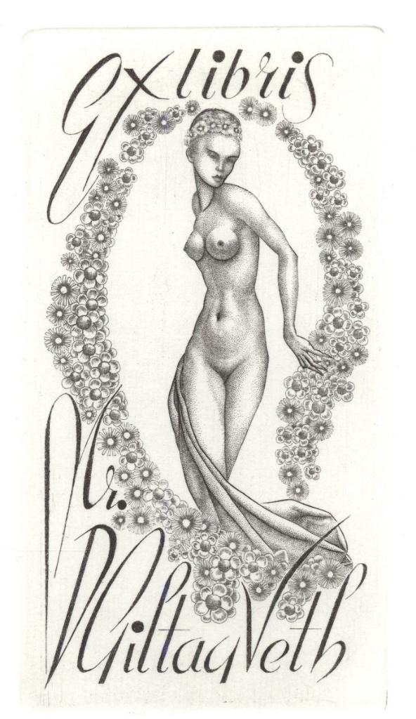 0137 Ex Libris Nederland : Maarten de Jong, 1948, Antiek en Kunst, Verzenden