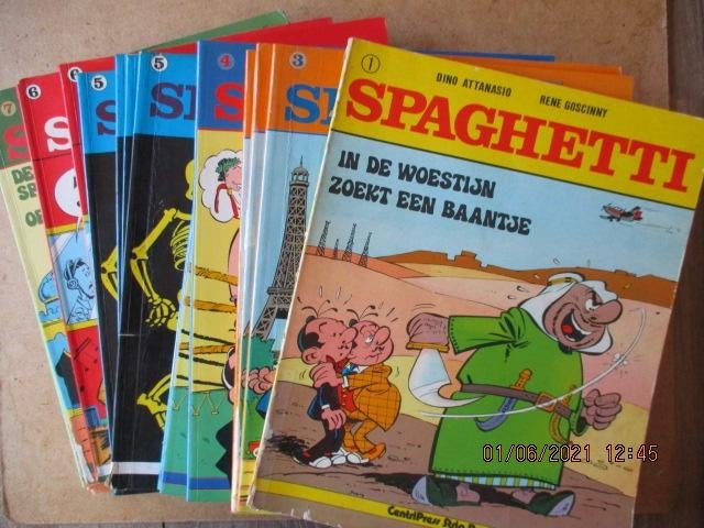adv4006 spaghetti 3, Boeken, Stripboeken, Gelezen, Eén stripboek, Ophalen