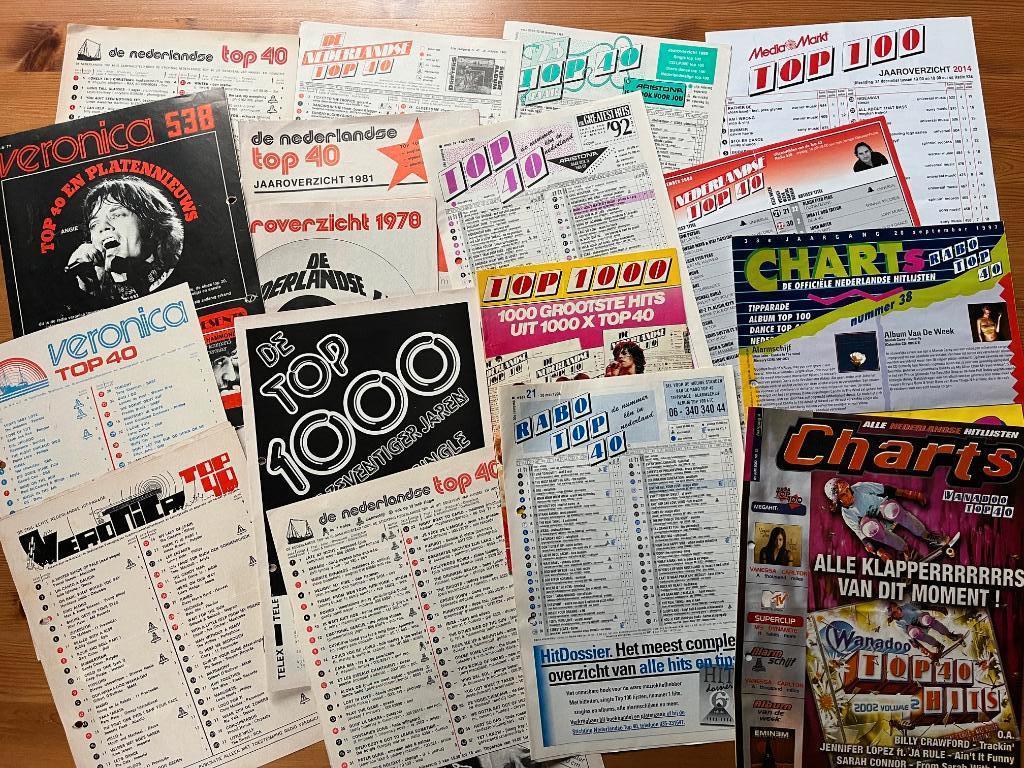 Ruim 600 hitlijsten Nederlandse Top 40 1982 - 2012, Verzamelen, Ophalen of Verzenden, Boek, Tijdschrift of Artikel