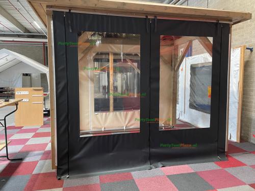 Zelf montage Verandazeil – dubbele deur, perfect op maat, Ophalen of Verzenden, Nieuw