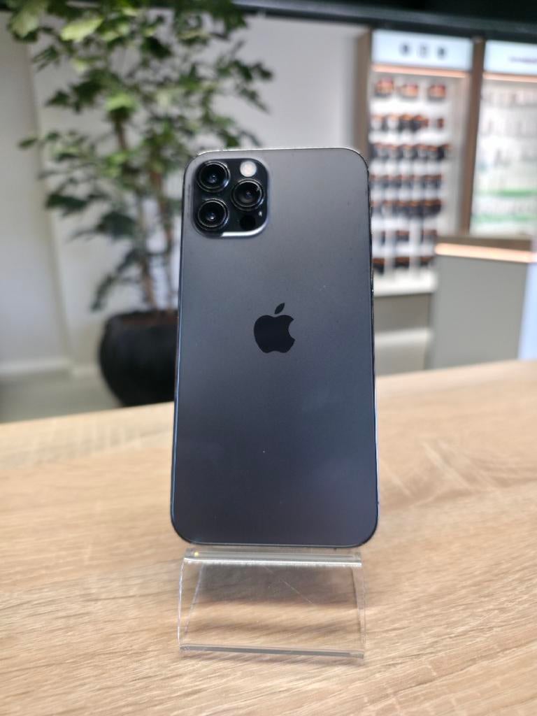 iPhone 12 Pro 128GB Zwart Batterij 100% 2 jaar garantie, Telecommunicatie, Mobiele telefoons | Apple iPhone, 128 GB, Zwart, Refurbished