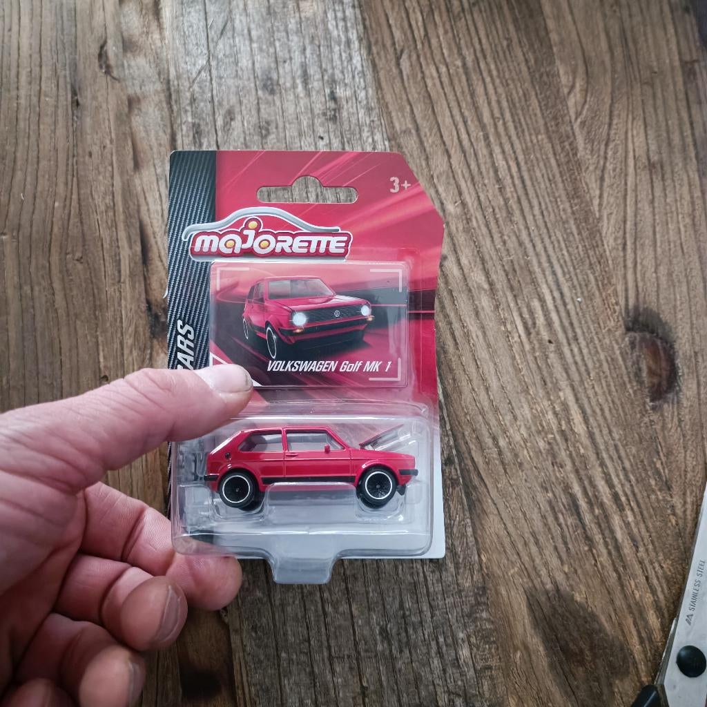 Majorette vw volkswagen golf mk 1 mk1 rood, Ophalen of Verzenden, Nieuw, Auto