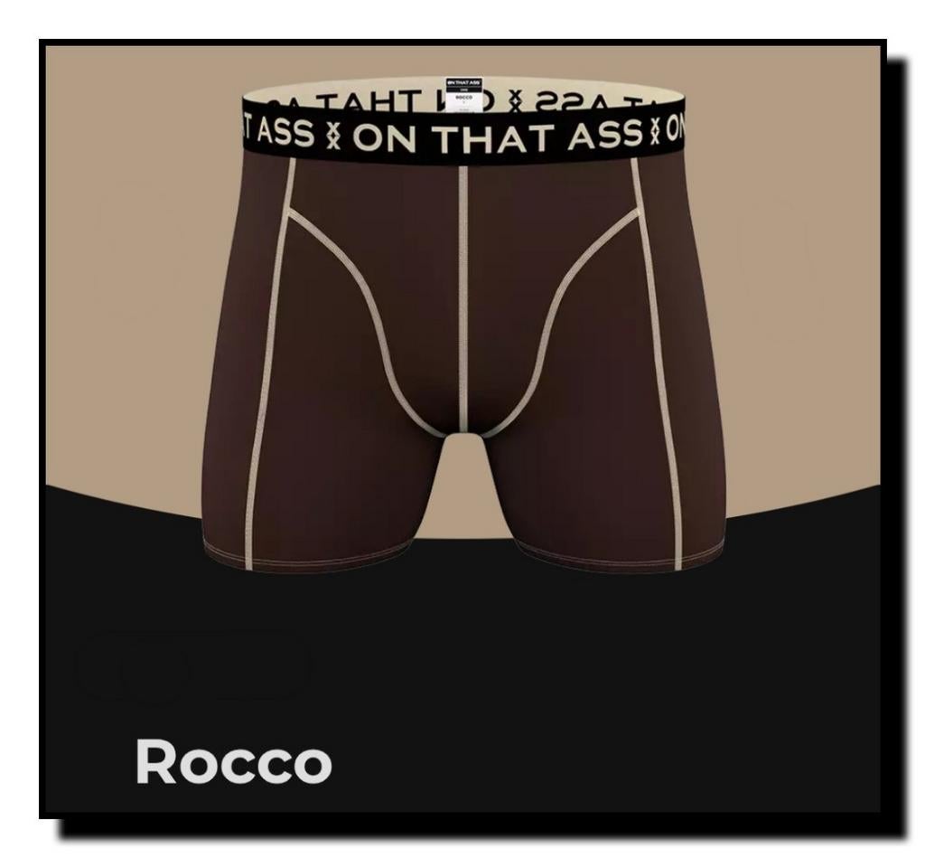 ON THAT ASS boxers maat M boxershort man nieuw Rocco borg, Verzenden, Bruin, On that ass, Boxer