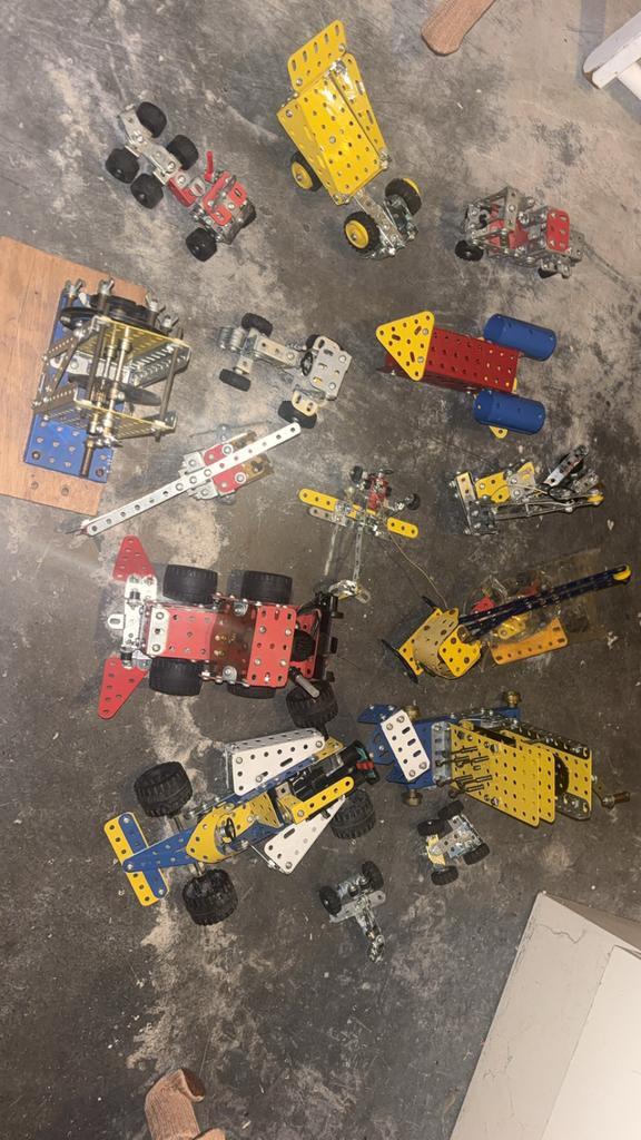 Vintage Meccano Auto's & Onderdelen - Veel!, Overige merken, Gebruikt, 1:50 of kleiner, Meccano