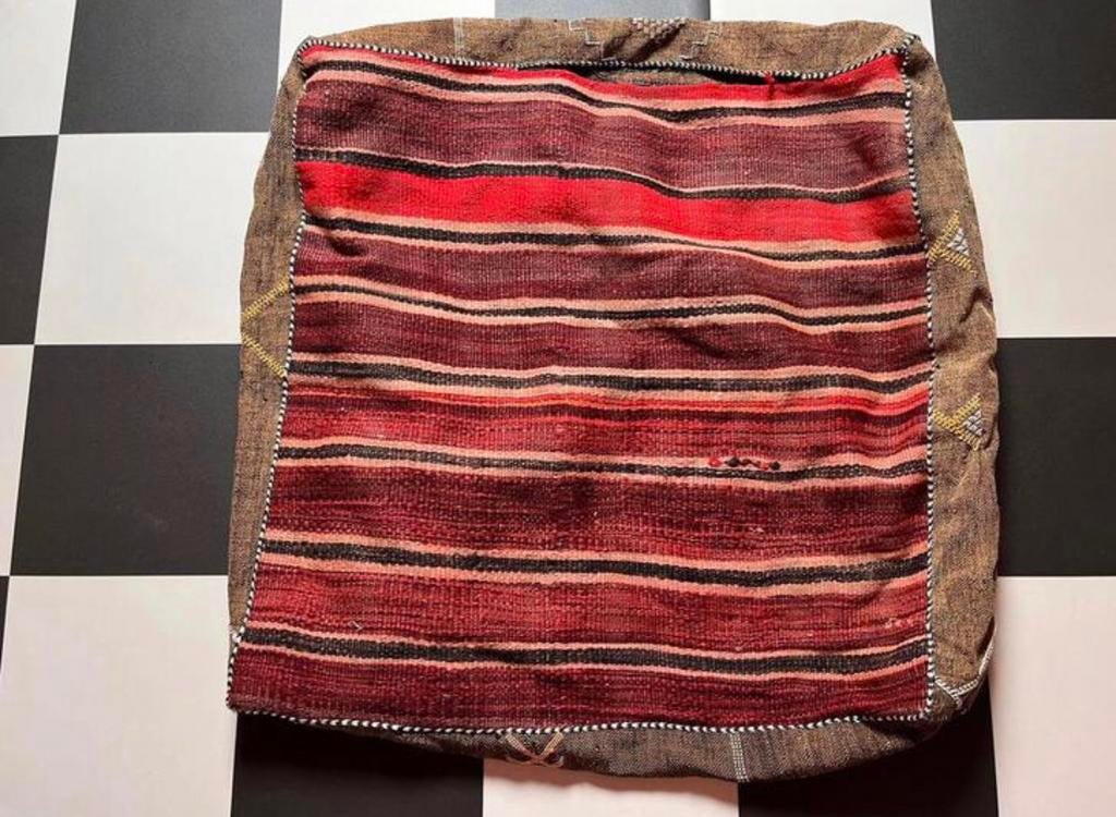 Origineel Marokkaans Berber XL Vloerkussen Kussen 78x83, Huis en Inrichting, Banken | Voetenbanken en Poefen, Ophalen of Verzenden