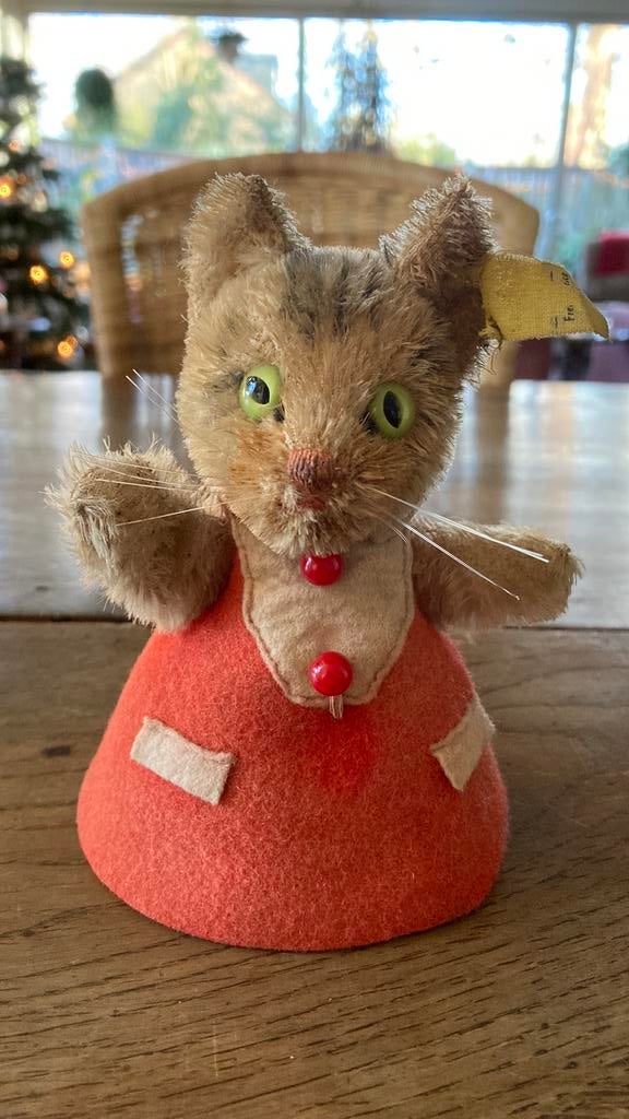 🐈Steiff poes🐈, Verzamelen, Beren en Cherished Teddies, Ophalen of Verzenden, Zo goed als nieuw, Stoffen beer, Overige merken