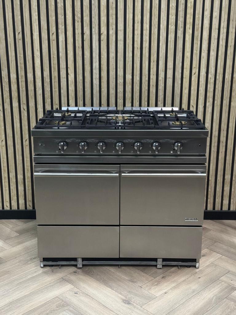 Prachtige Lacanche Inox Gas 100cm + Gasovens, 60 cm of meer, Grill, Ophalen of Verzenden, Gas